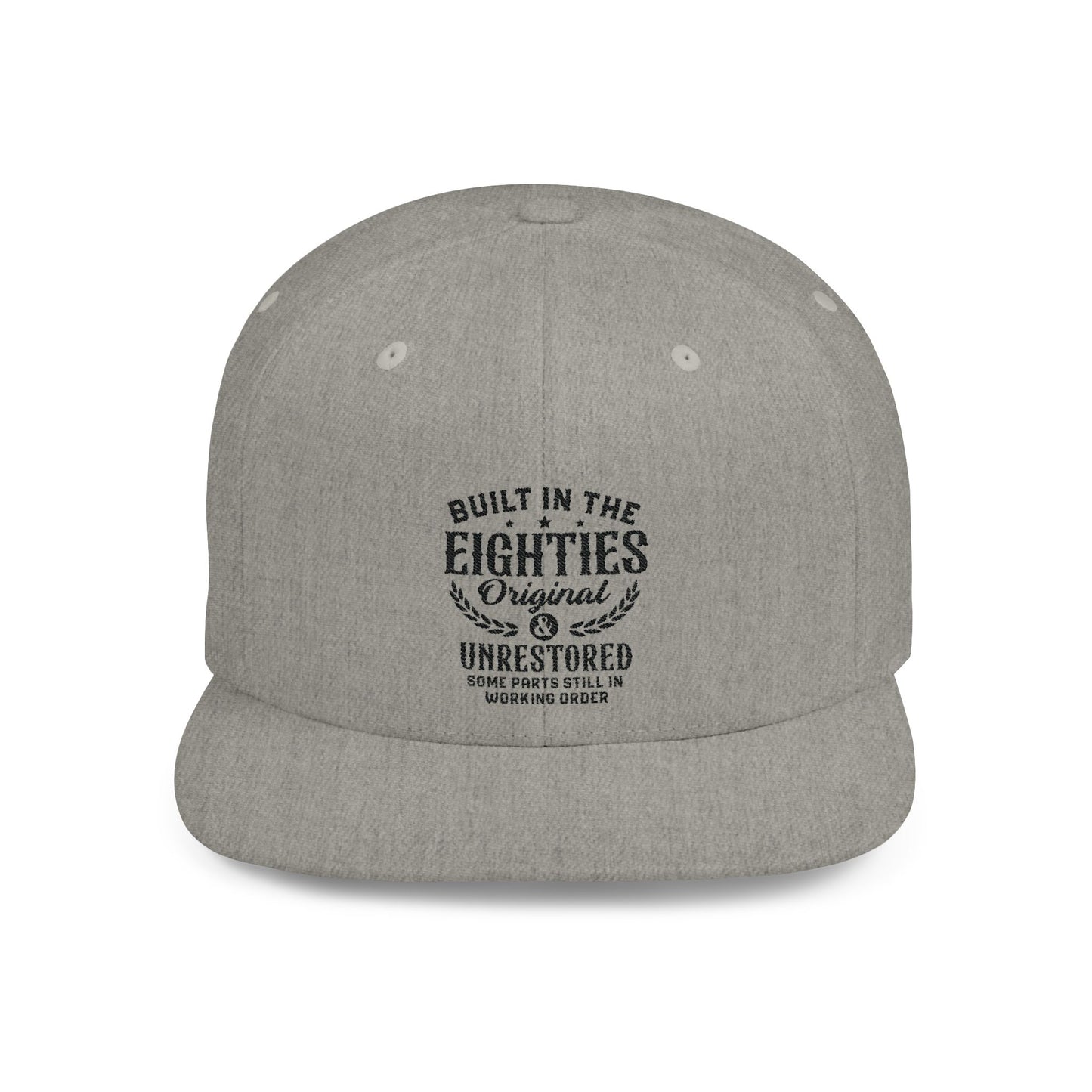 Built In The Eighties Original Flat Bill Snapback