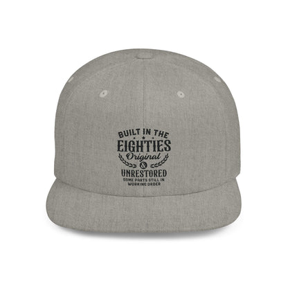 Built In The Eighties Original Flat Bill Snapback