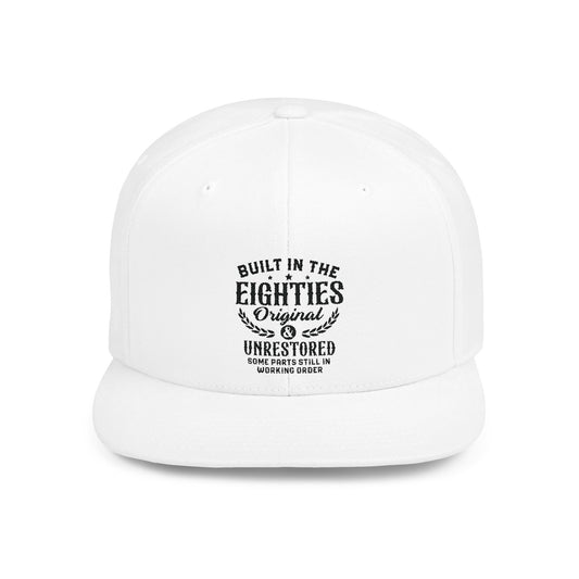 Built In The Eighties Original Flat Bill Snapback