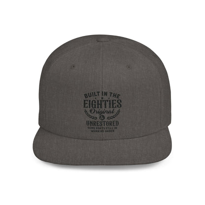 Built In The Eighties Original Flat Bill Snapback