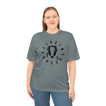 LIVEINTHESORE- HONEY BADGER PERFORMANCE T-SHIRT