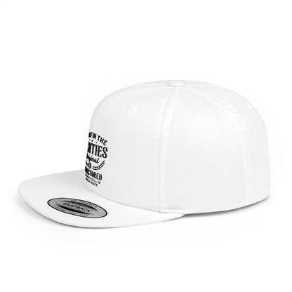 Built In The Eighties Original Flat Bill Snapback