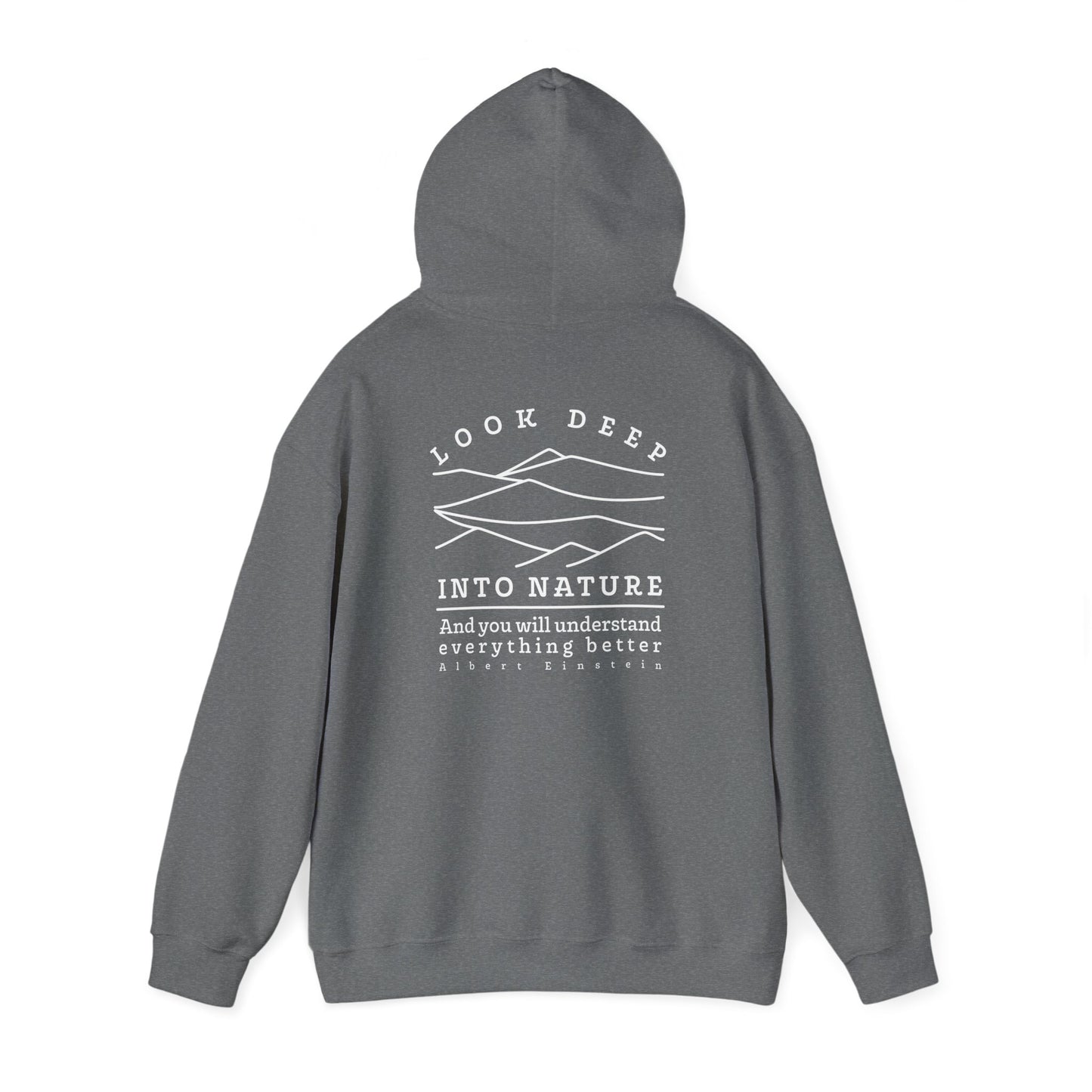 LIVEINTHESORE- LOOK DEEP INTO NATURE HOODED SWEATSHIRT