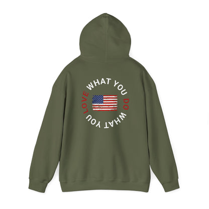 LIVEINTHESORE-LOVE WHAT YOU DO WHAT YOU LOVE HOODED SWEATSHIRT