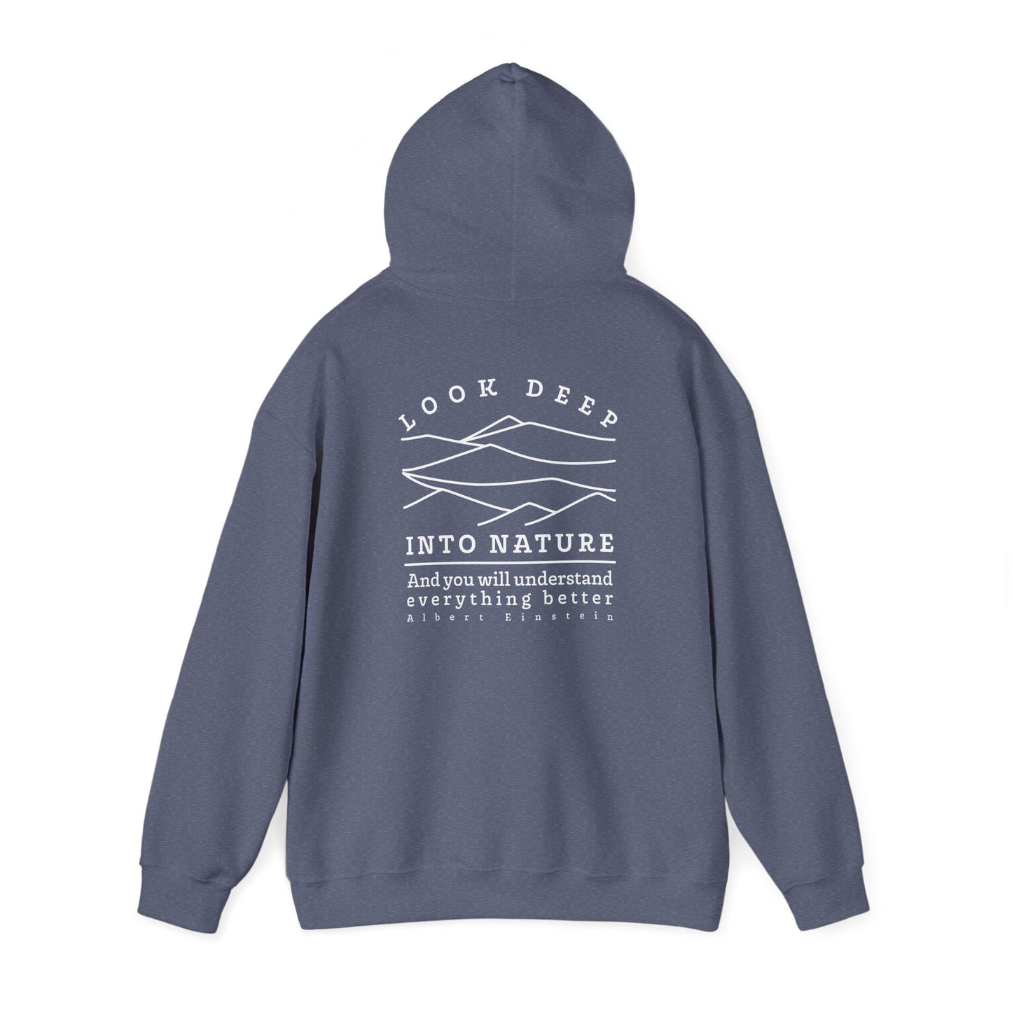 LIVEINTHESORE- LOOK DEEP INTO NATURE HOODED SWEATSHIRT