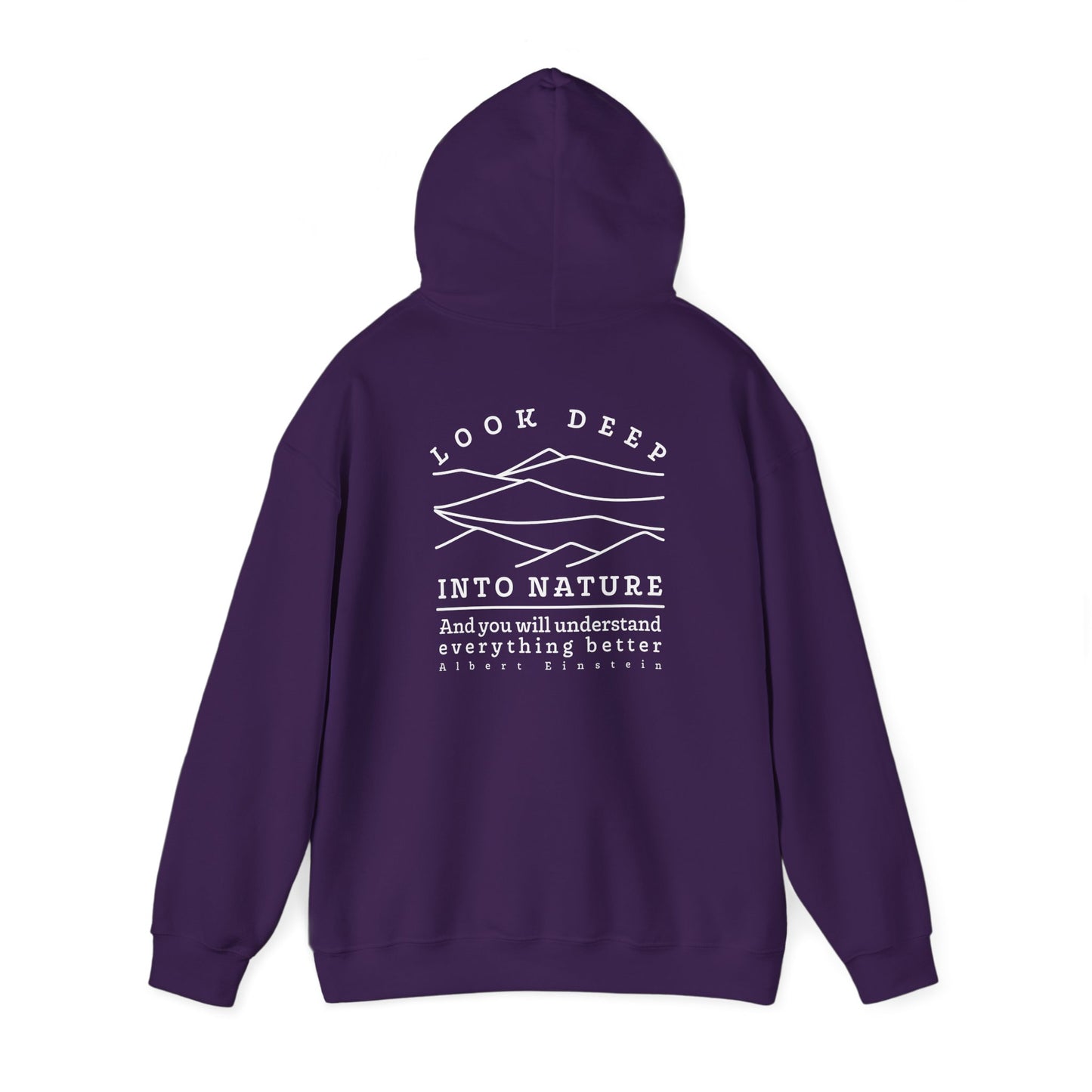 LIVEINTHESORE- LOOK DEEP INTO NATURE HOODED SWEATSHIRT