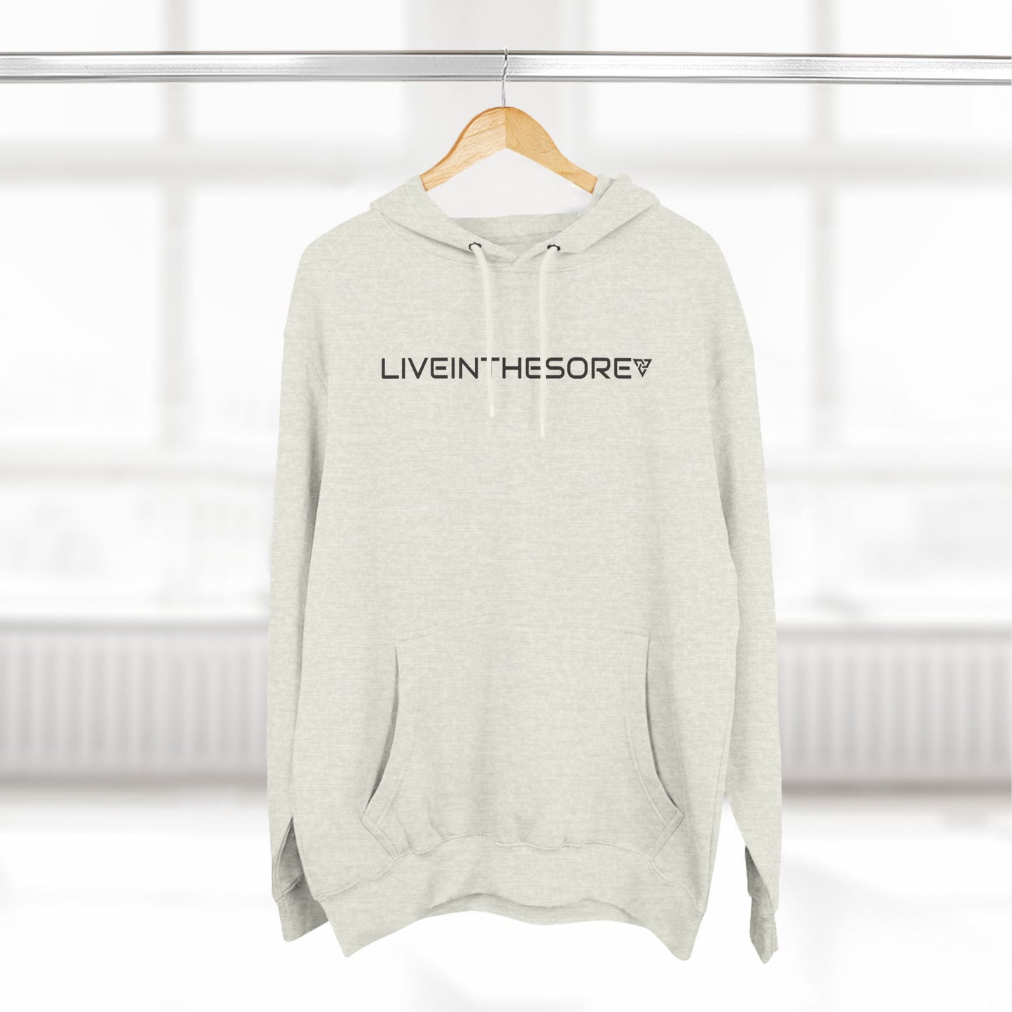 LIVEINTHESORE MIND BODY SPIRIT FLEECE HOODIE