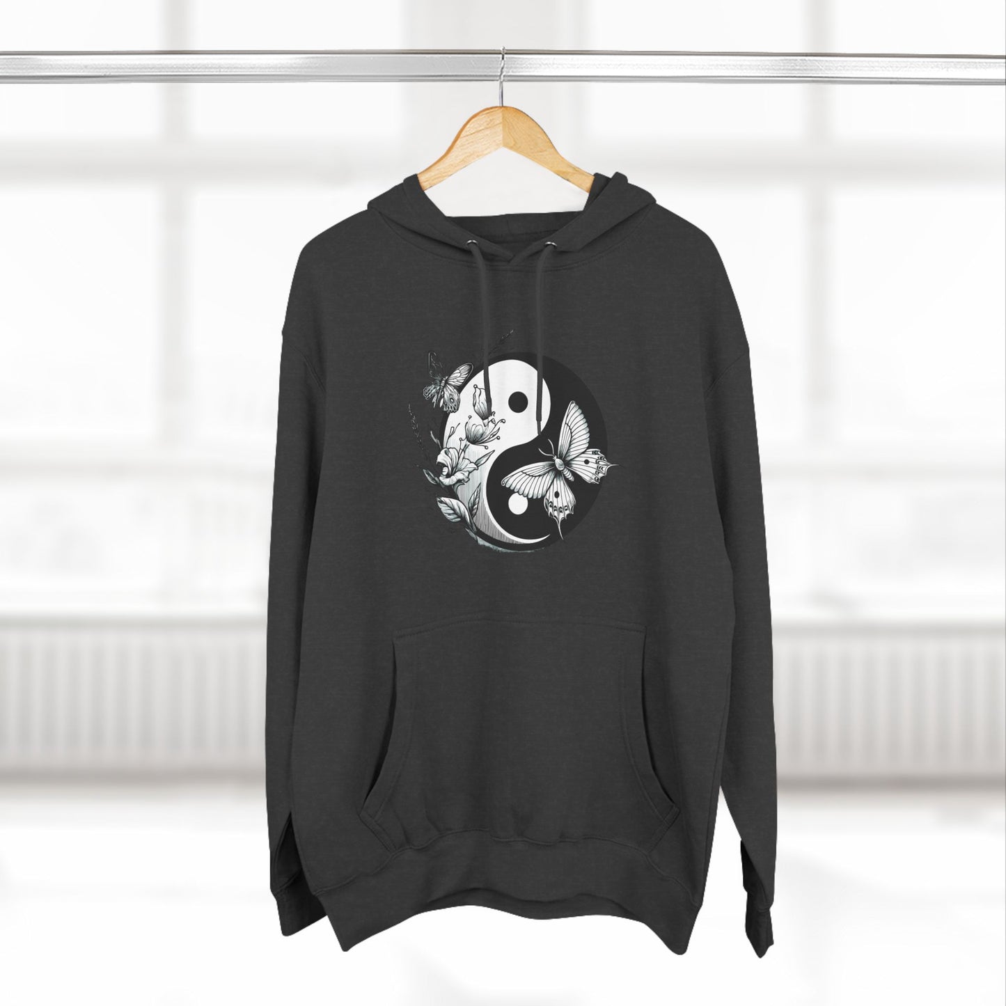 LIVEINTHESORE-YINYANG BUTTERFLY HOODIE