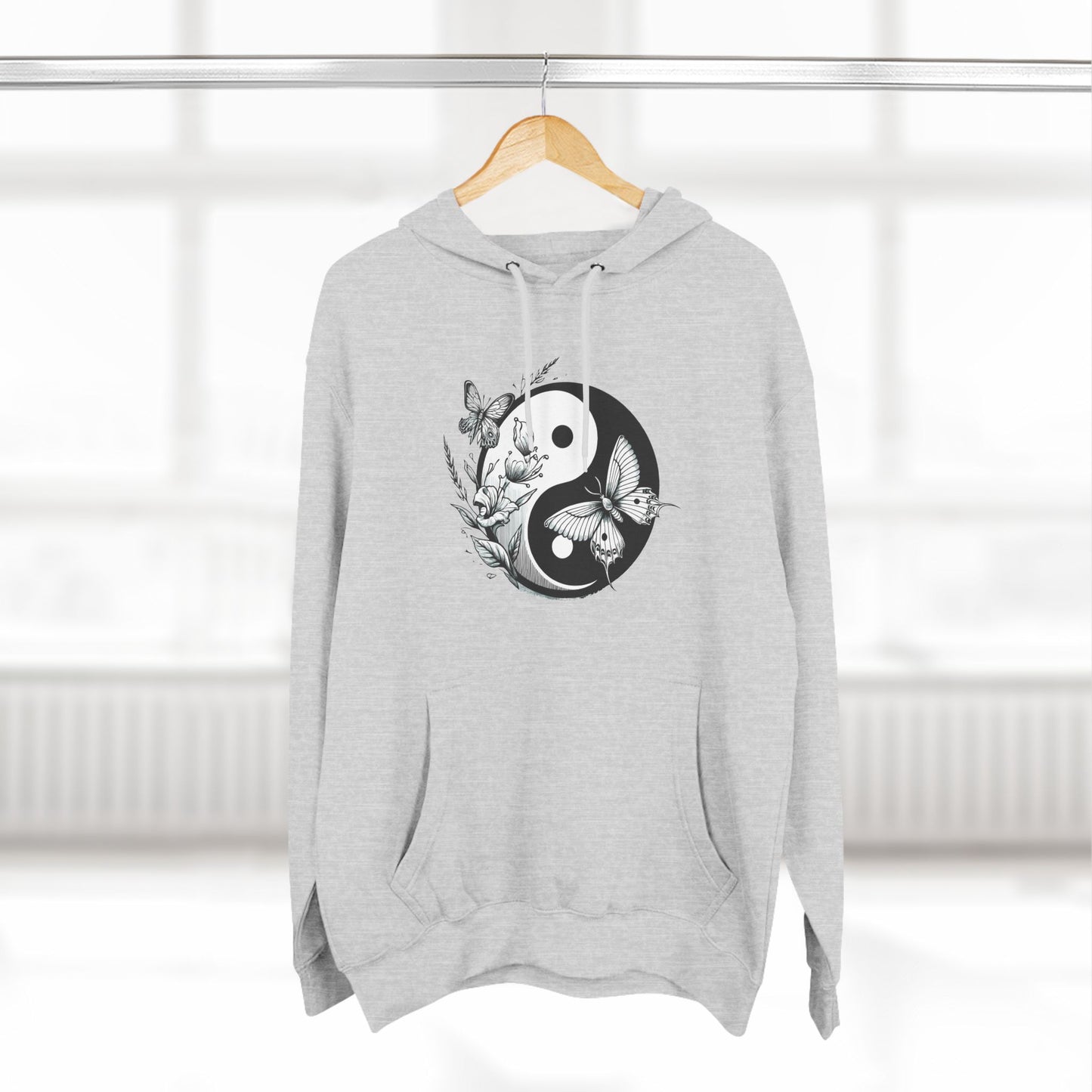 LIVEINTHESORE-YINYANG BUTTERFLY HOODIE