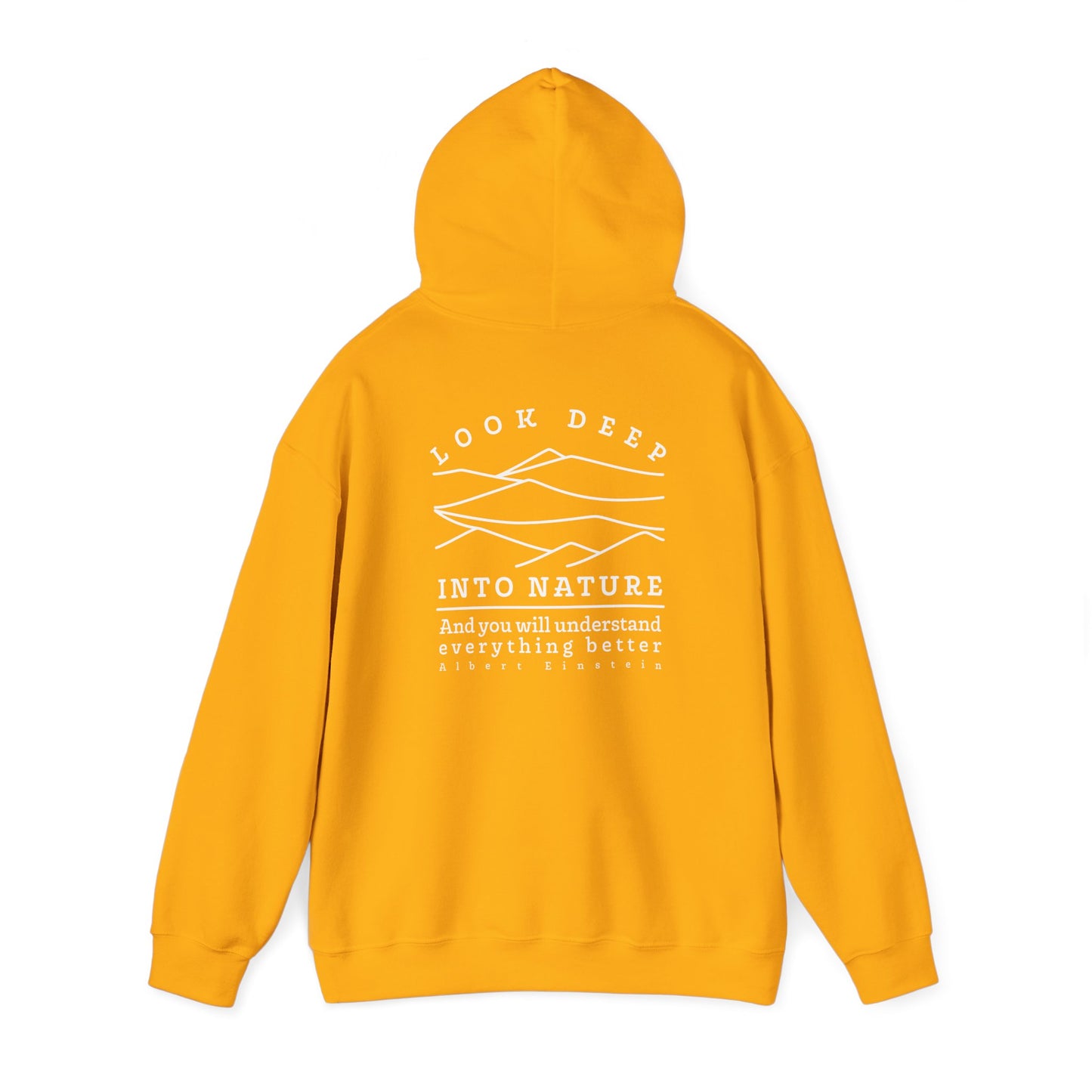 LIVEINTHESORE- LOOK DEEP INTO NATURE HOODED SWEATSHIRT