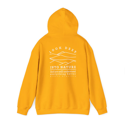 LIVEINTHESORE- LOOK DEEP INTO NATURE HOODED SWEATSHIRT