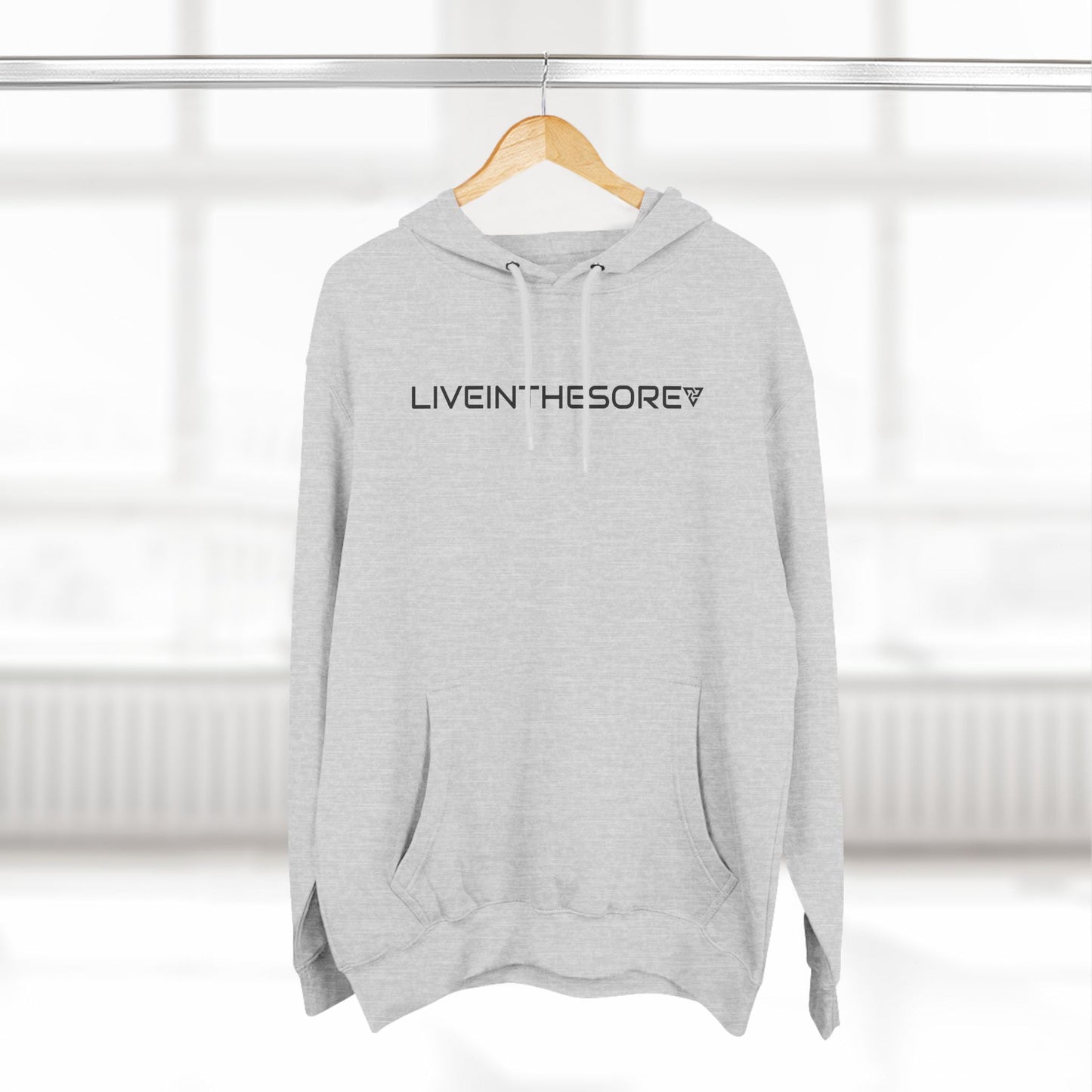 LIVEINTHESORE MIND BODY SPIRIT FLEECE HOODIE