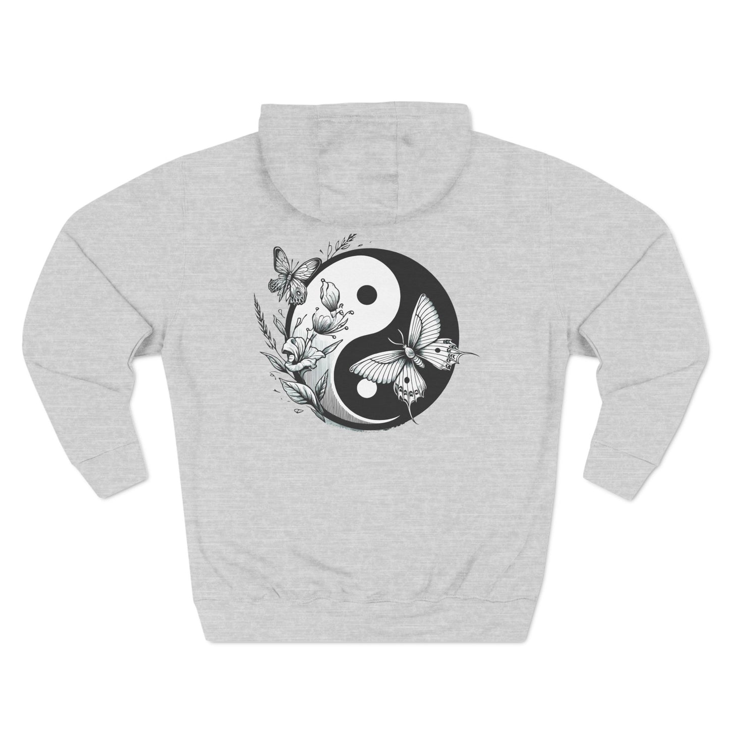 LIVEINTHESORE-YINYANG BUTTERFLY HOODIE