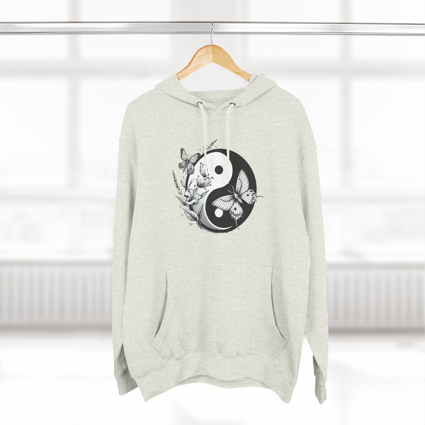 LIVEINTHESORE-YINYANG BUTTERFLY HOODIE