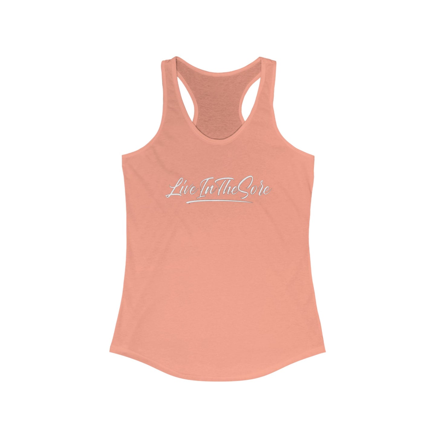 WOMENS LIVEINTHESORE WORKOUT TANK TOP