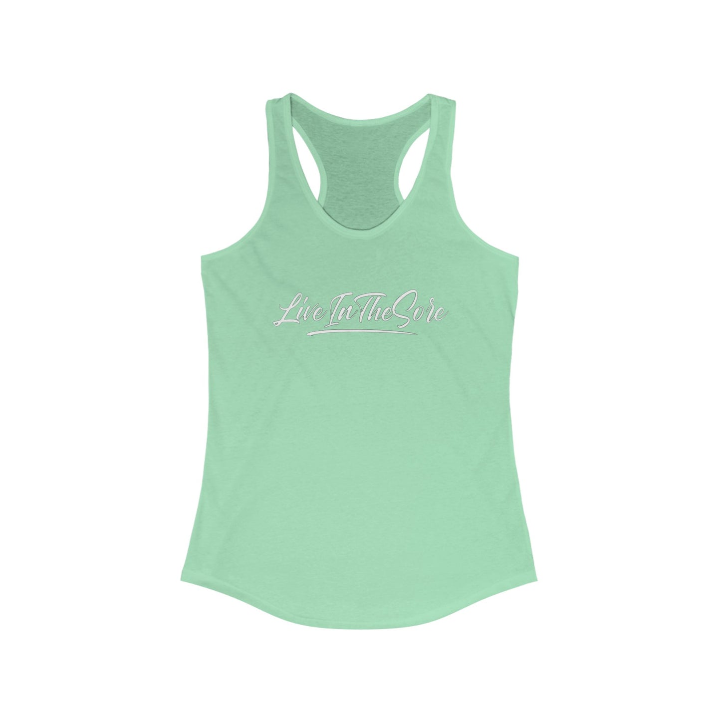 WOMENS LIVEINTHESORE WORKOUT TANK TOP