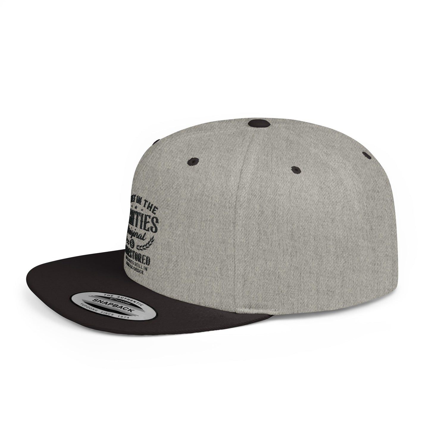 Built In The Eighties Original Flat Bill Snapback