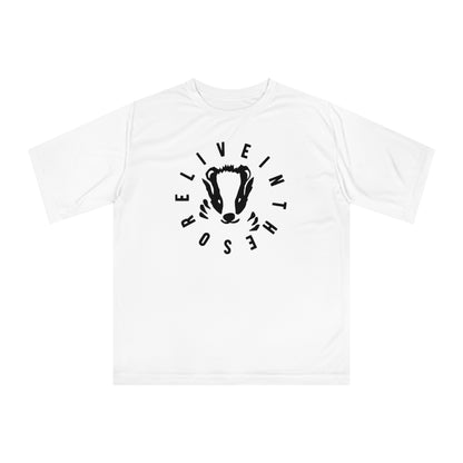 LIVEINTHESORE- HONEY BADGER PERFORMANCE T-SHIRT