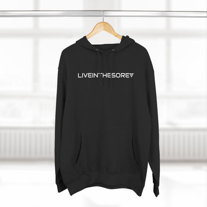 LIVEINTHESORE MIND BODY SPIRIT FLEECE HOODIE