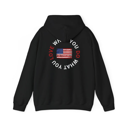 LIVEINTHESORE-LOVE WHAT YOU DO WHAT YOU LOVE HOODED SWEATSHIRT