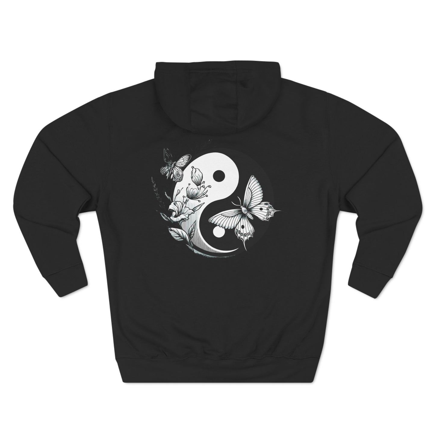 LIVEINTHESORE-YINYANG BUTTERFLY HOODIE