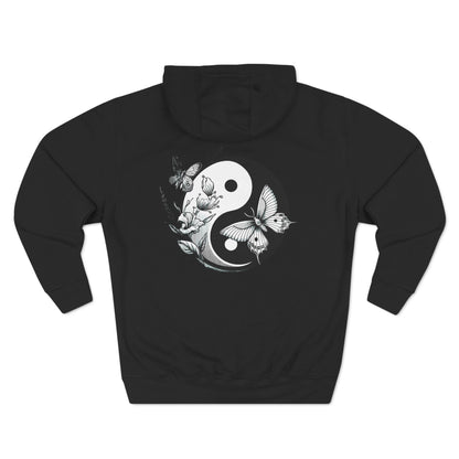 LIVEINTHESORE-YINYANG BUTTERFLY HOODIE